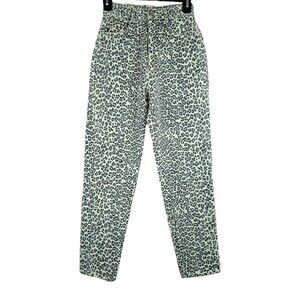 Vintage 80s 90s Rio By Stephen Mardon Animal Print High Rise Jeans Size 5